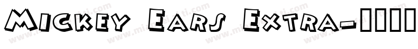 Mickey Ears Extra字体转换